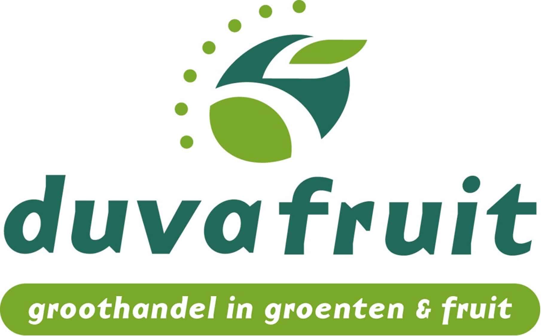 Logo van Duvafruit, groothandel in groenten en fruit, sponsor van GastroRSL.